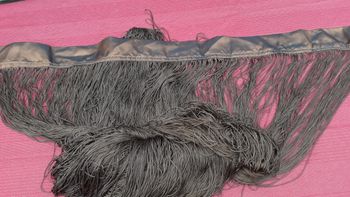 Faby27800 Rideaux de fils couleur chocolat x 2