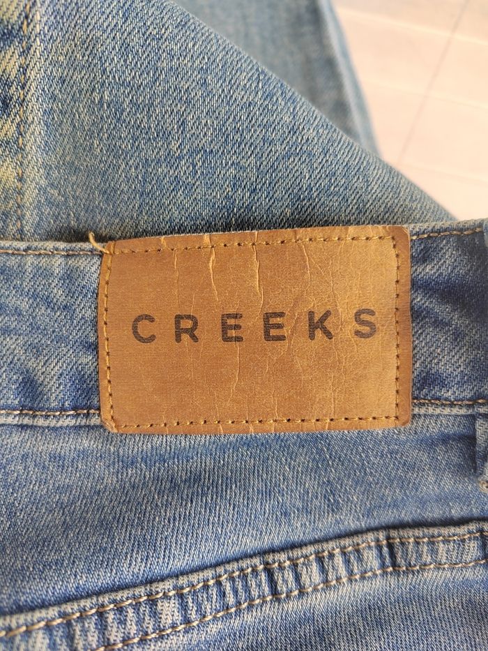 Jean Bleu Droit Extensible creeks – Taille M – Bon État - photo numéro 8