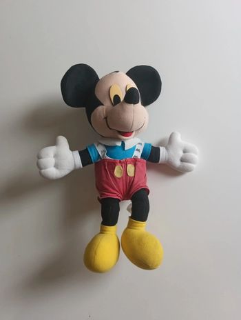 Jouet peluche Disney Mickey rétro vintage années 60