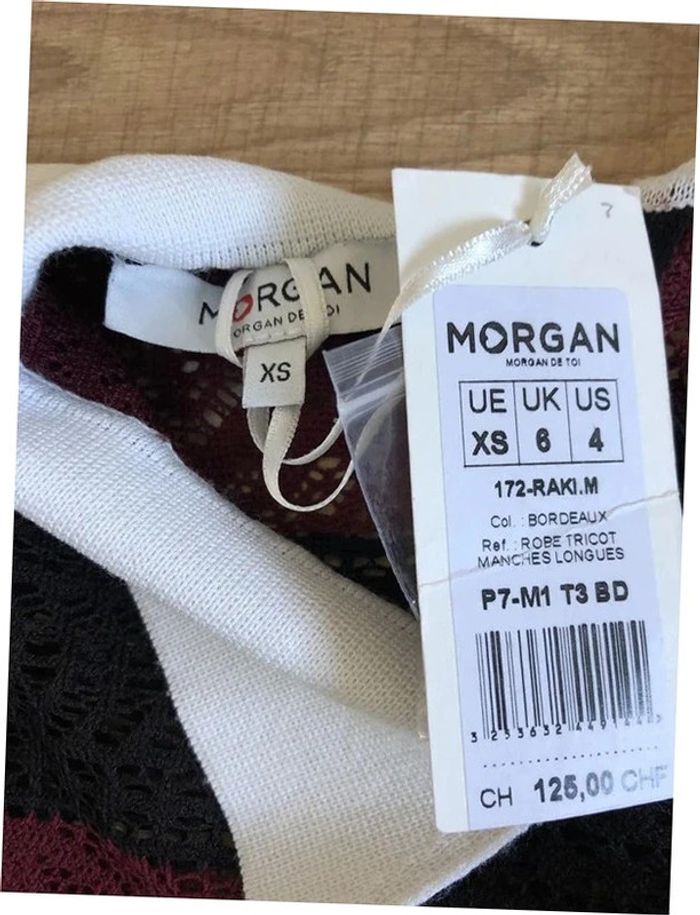 Robe tricot neuve à manches longues Morgan taille XS (taille petit) - photo numéro 7