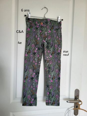 Pantalon imprimé fleurs 🌸 C&A neuf