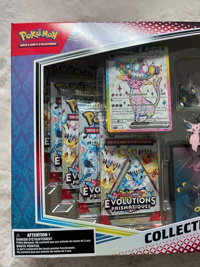 Coffret premium Pokémon Figurine EV8.5 Evolutions Prismatiques - 130€ - photo numéro 4