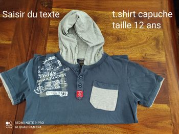 T.shirt capuche