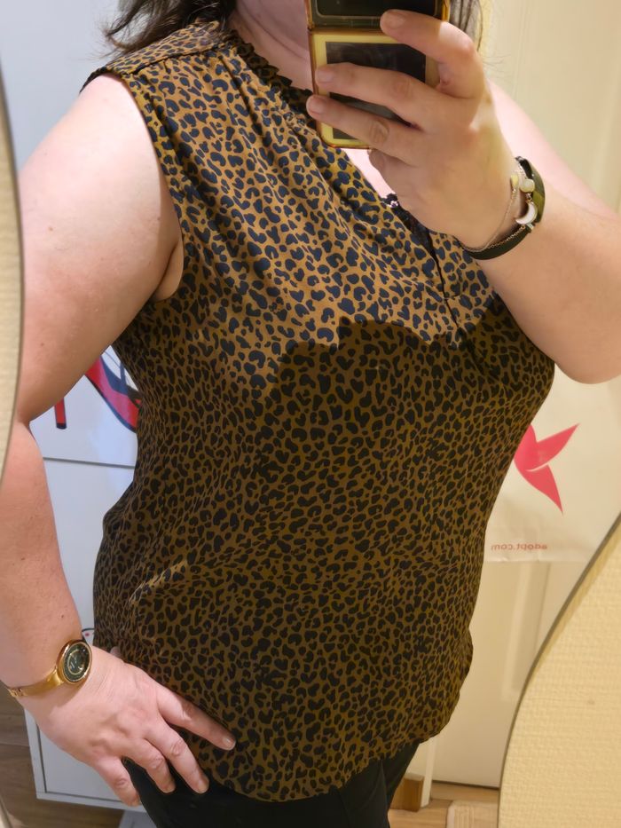 Blouse à imprimé léopard T.44/46 Kiabi - photo numéro 8
