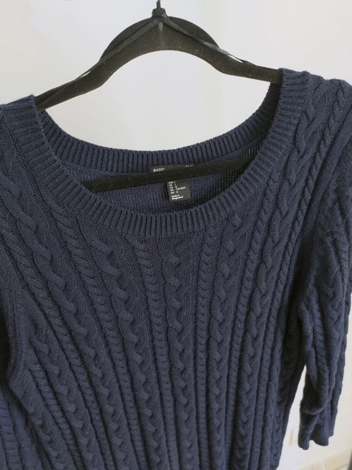 H&M pull marine L - photo numéro 3
