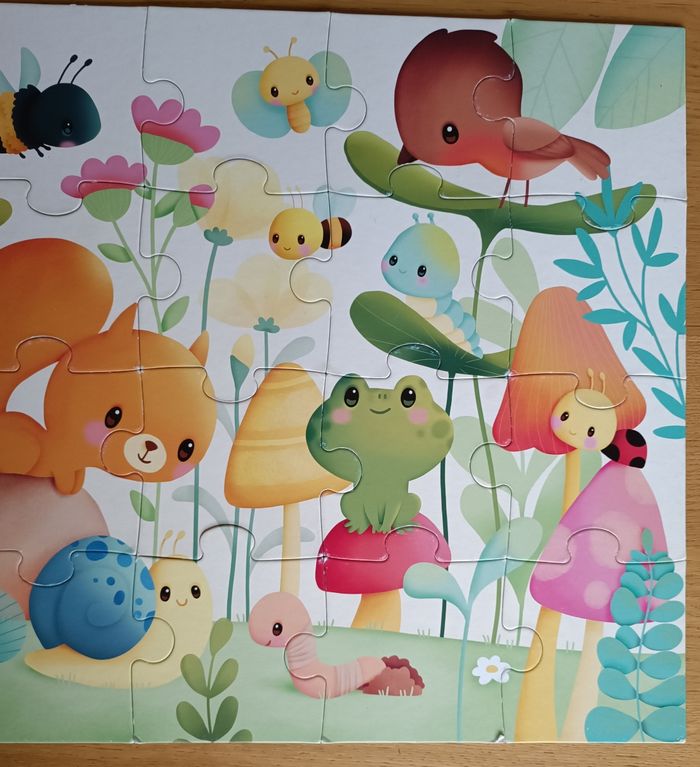 Puzzle Janod "Les compagnons du jardin" 20 pièces 2 ans + - photo numéro 7