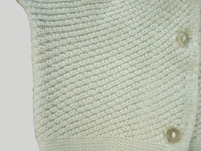 Gilet brassière tricot vert 0 mois garçon - photo numéro 2
