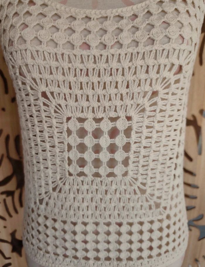 Débardeur crochet Taille M Mng - photo numéro 3