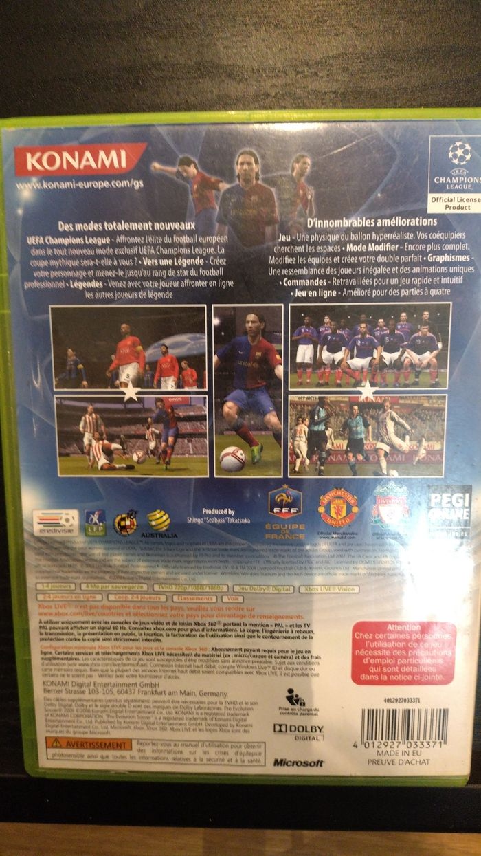 Pro Evolution Soccer 2009 - Xbox 360 - photo numéro 2