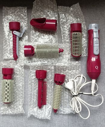 Peigne soufflant avec 7 accessoires 