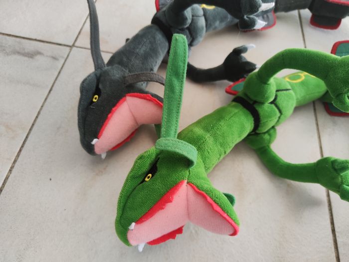 2 peluches rayquaza pokémon légendaire - photo numéro 4