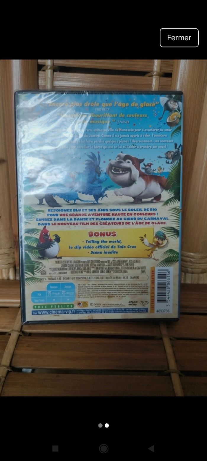 DVD rio - photo numéro 2