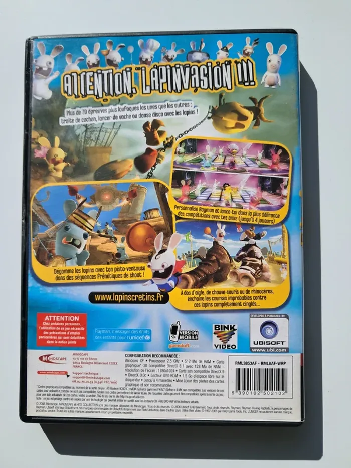 Jeu vidéo PC Rayman contre les Lapins Crétins - photo numéro 3
