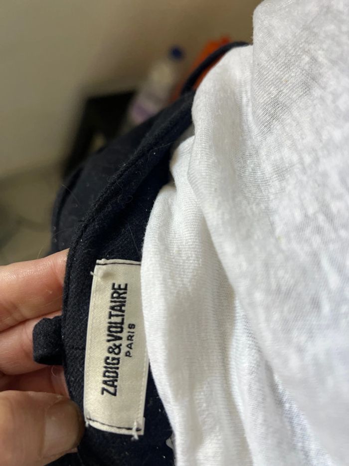 Pantalon droit zadig et voltaire taille 38 - photo numéro 5