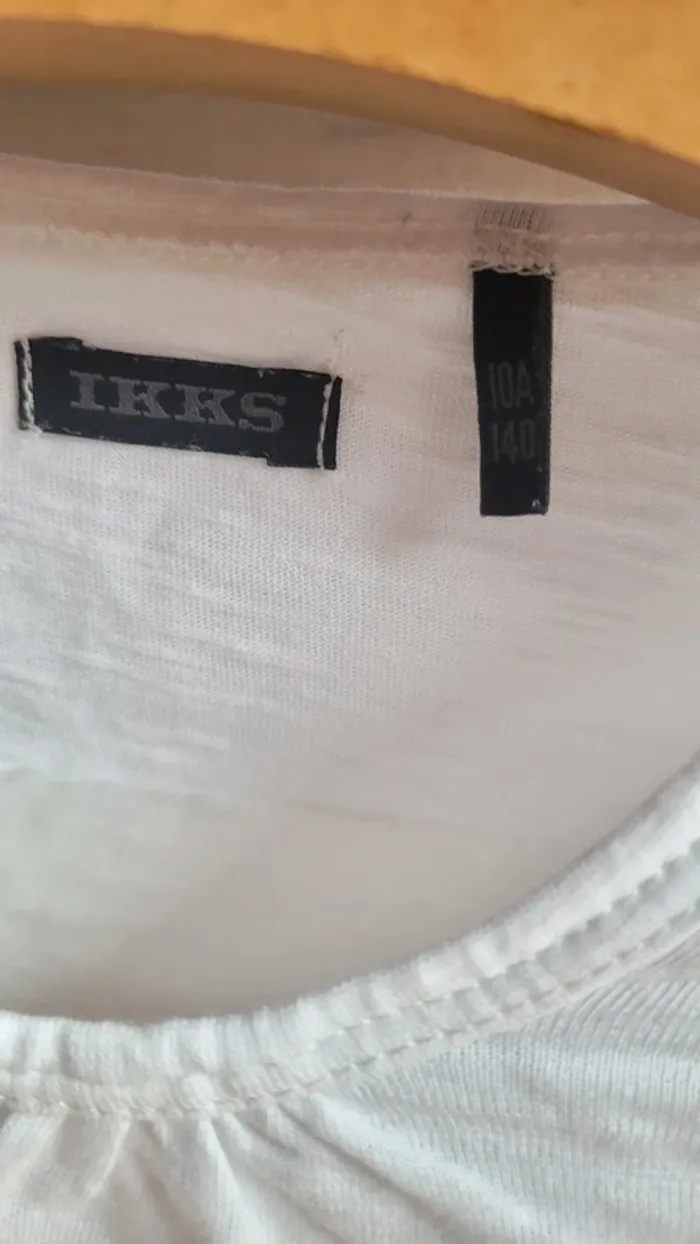 T-shirt manches longues IKKS 10 ans - photo numéro 4