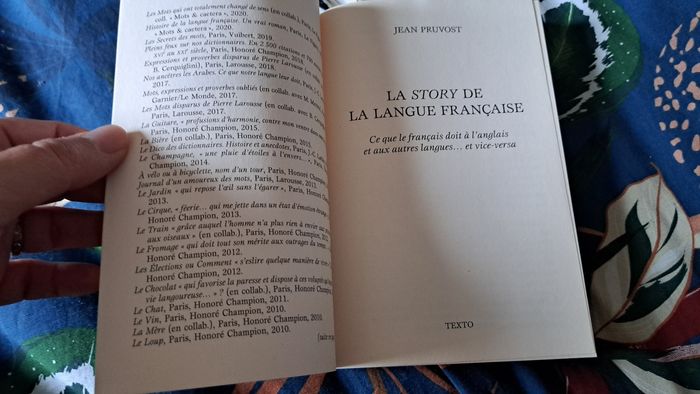 Livre la Story de la langue française - photo numéro 4