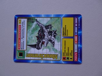 Carte digimon monochromon