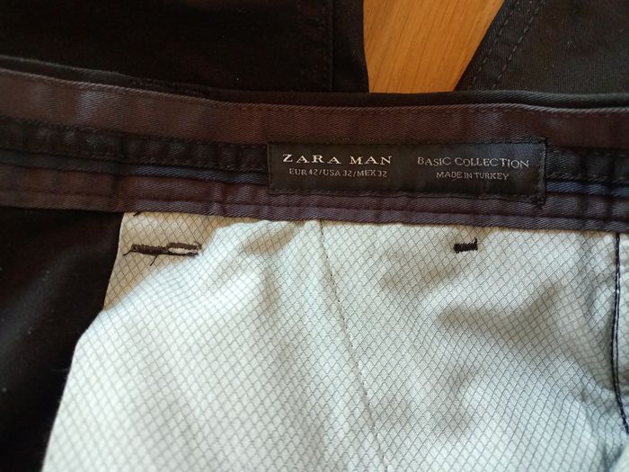 Pantalon noir Zara homme 42 - photo numéro 3