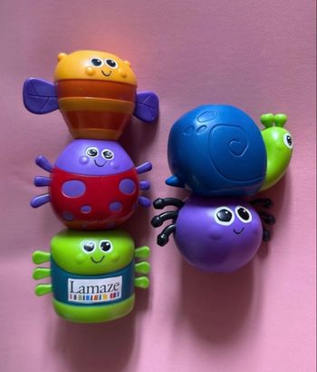 Les petites bêtes à empiler Lamaze À partir de 6 mois