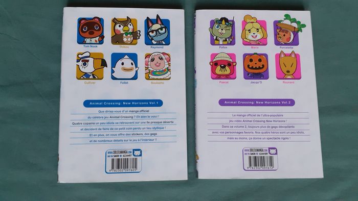 Lot de 2 mangas Animal Crossing n°1 et 2 - photo numéro 2