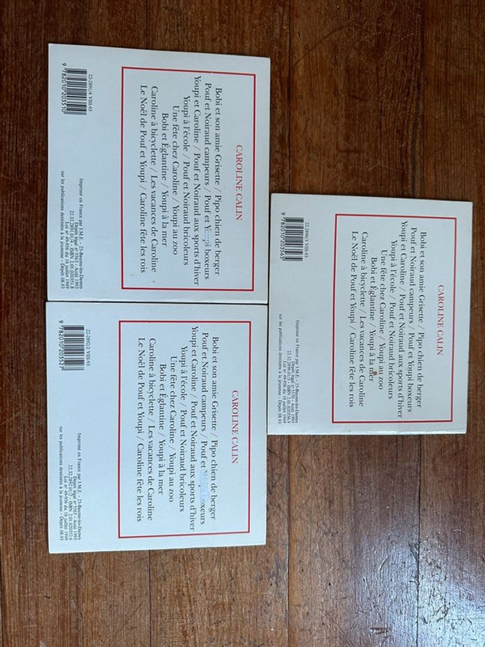 Lot de 3 livres rares Caroline Câlin Pierre Probst vintage collection albums - photo numéro 5