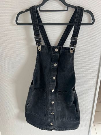 Robe en jean noir