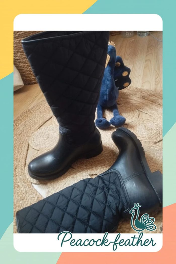 Bottes noires 36 - photo numéro 3