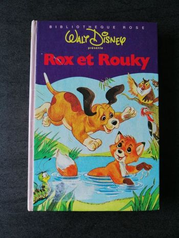 Livre collector Rox et Rouky de Walt Disney
