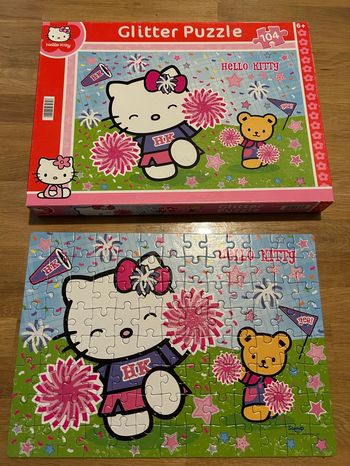 Puzzle Hello Kitty pailleté ~ 104 pièces 