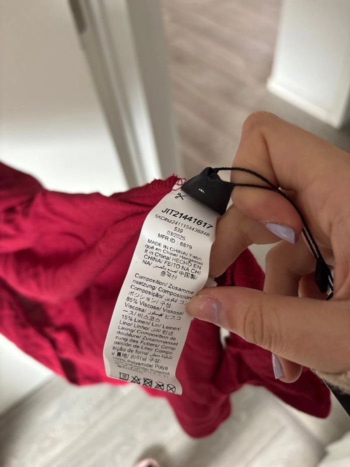 Robe longue rouge foncé Shein - photo numéro 6