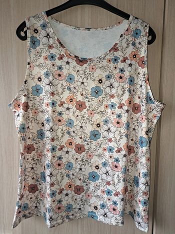 Top fleuri (XXL) - neuf
