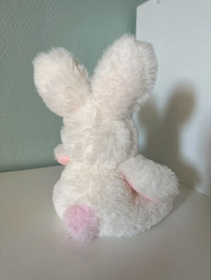 Peluche lapin blanc avec clochette Doudou et Compagnie +0 - photo numéro 2