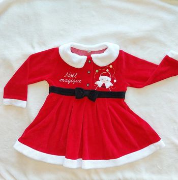 Cape de Noël fille 18 mois 🎄
