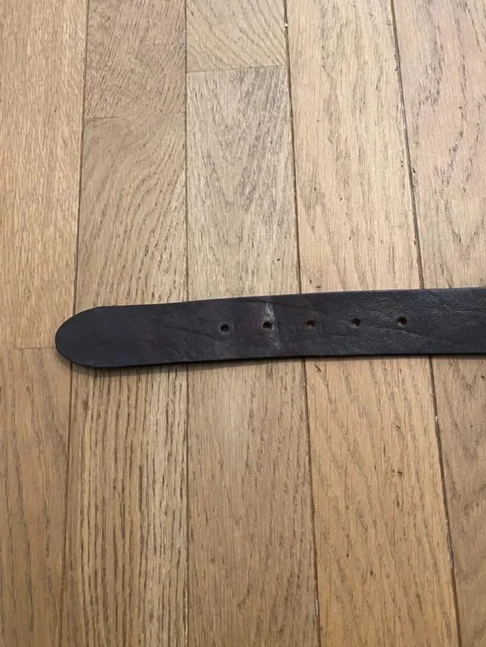 Ceinture en cuir Agnès b taille 75 - photo numéro 4