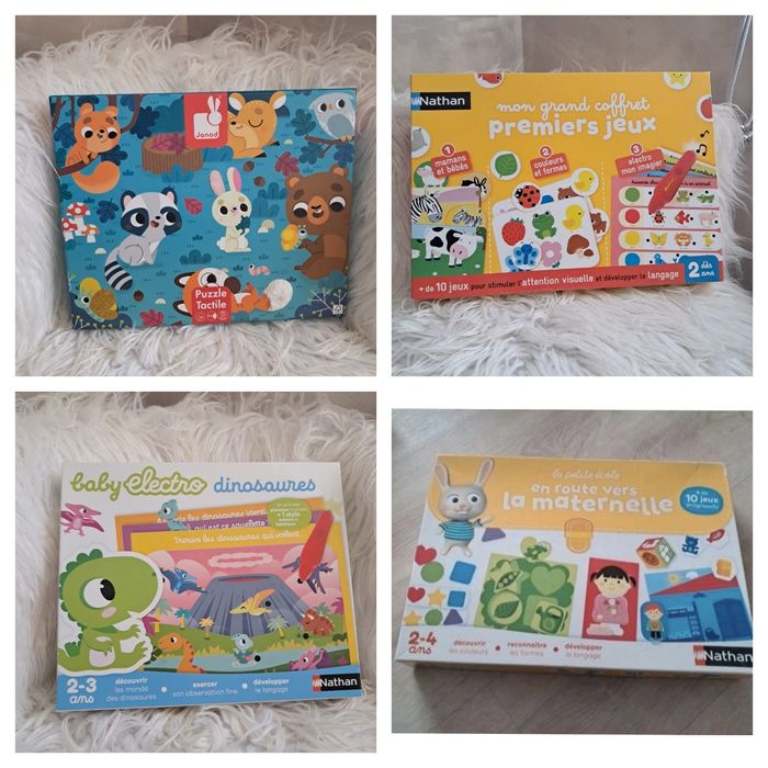 Lot de jeux éducatifs électroniques nathan à partir de 2ans