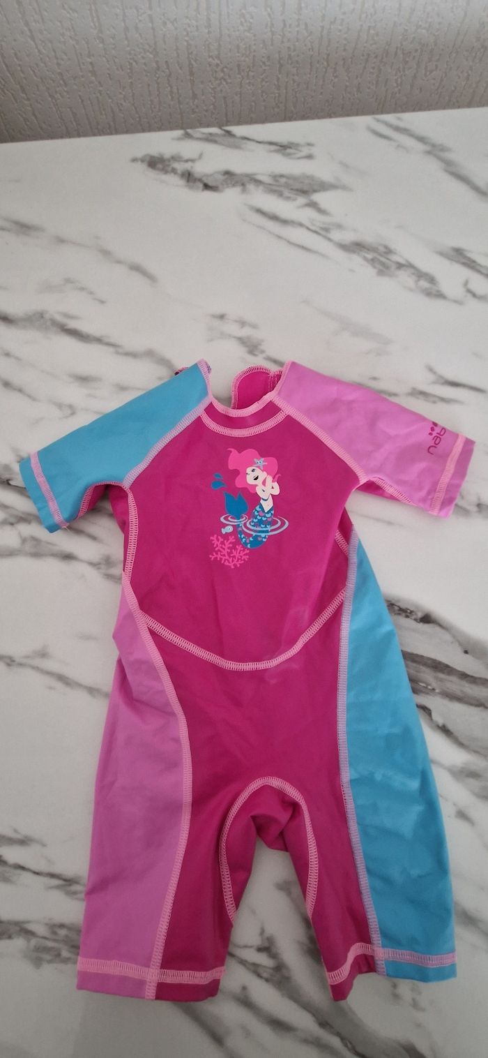 Combinaison anti-uv fille