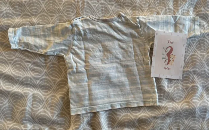 👕 T-shirt bébé – Timberland – 3 mois - photo numéro 2