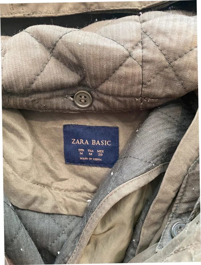 Parka kaki Zara taille M - photo numéro 3