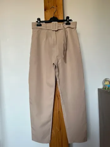 Pantalon chino beige Boohoo T38 très bon état