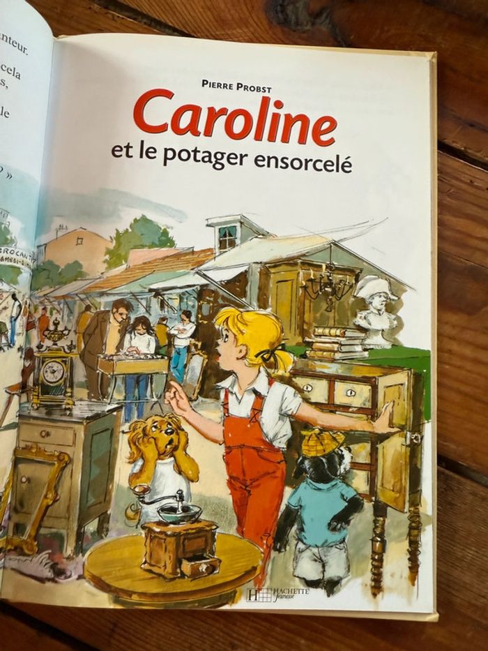 TBE - Caroline et le Potager Ensorcelé livre bd album Pierre Probst Hachette rare - photo numéro 6