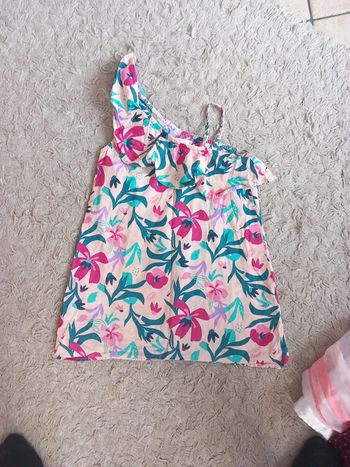 😷robe été à bretelle coton 5ans Gemo