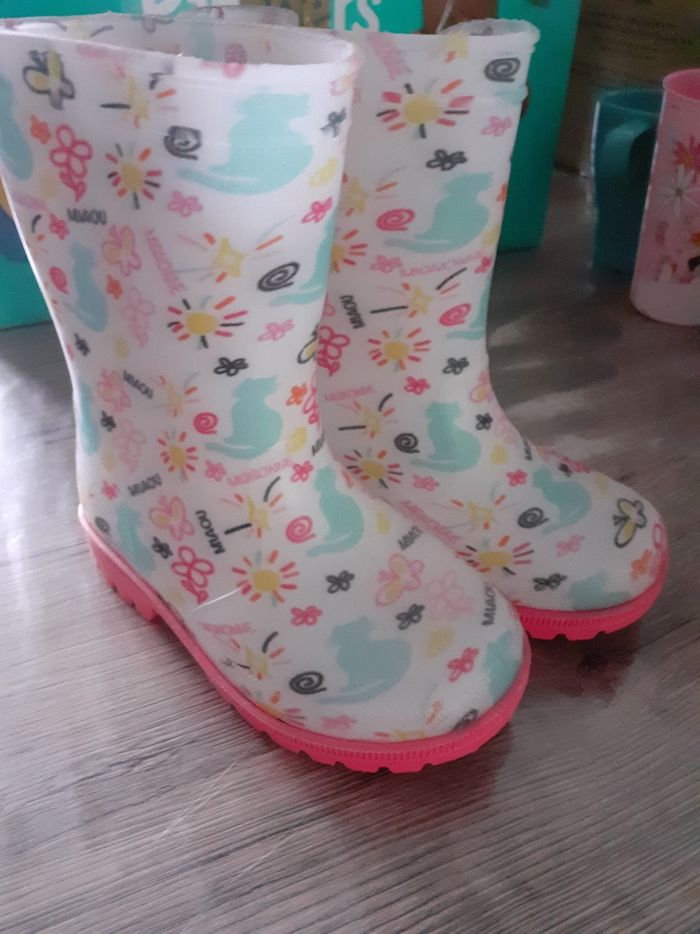Bottes de pluie chat
