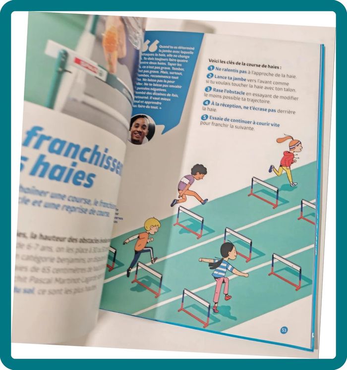 Livre “Je fais de l’Athlétisme avec Pascal Martinot-Lagarde” Guide illustré pour enfants, athlétisme - photo numéro 3