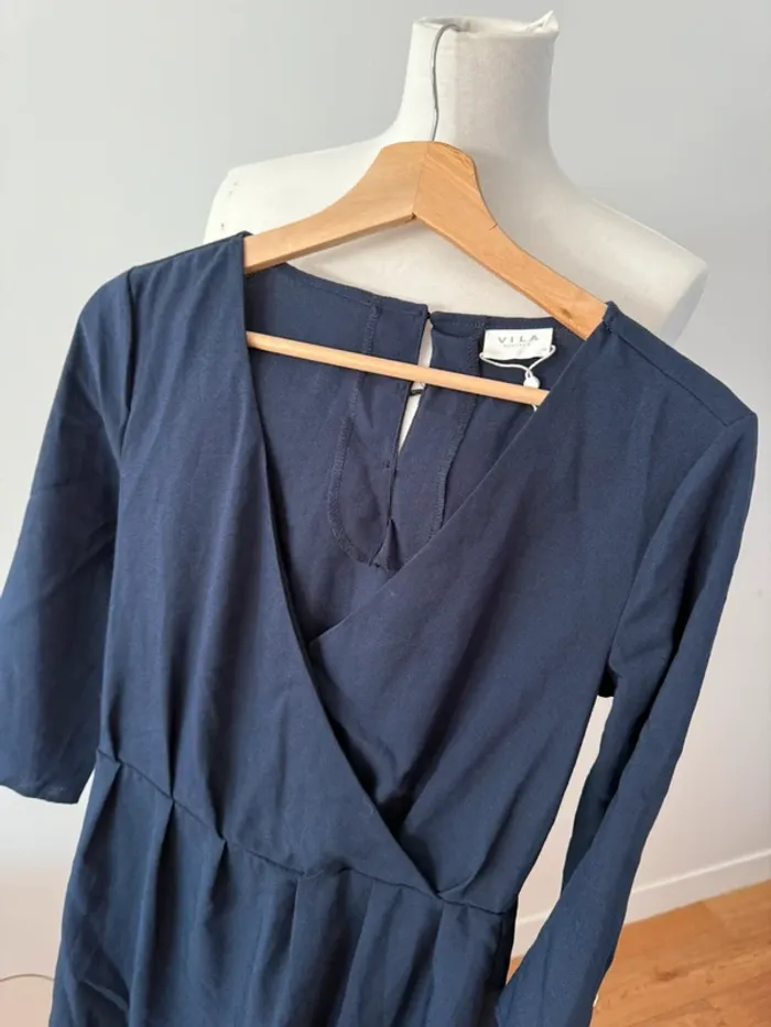 Jolie robe 36/S bleu marine - photo numéro 2