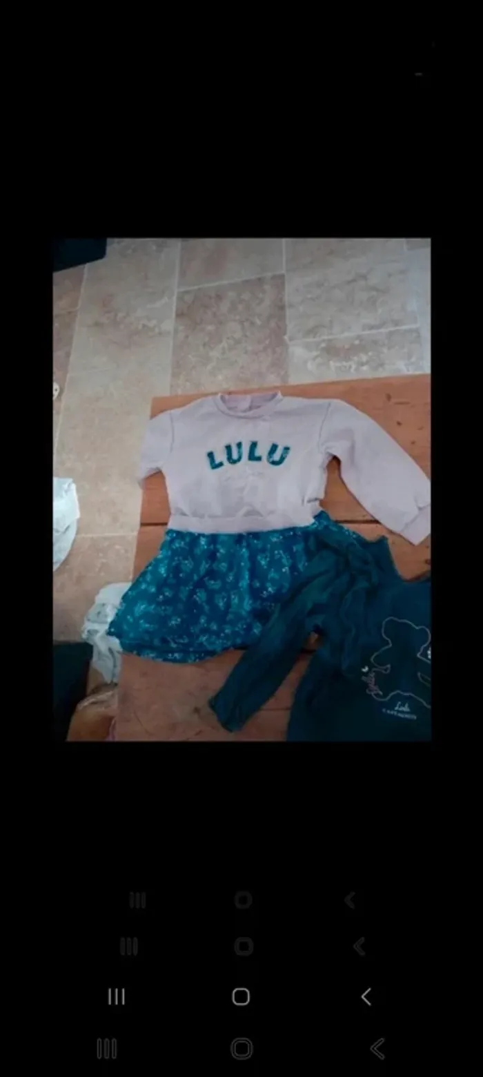 Robe tee shirt 24mois lulu castagnette