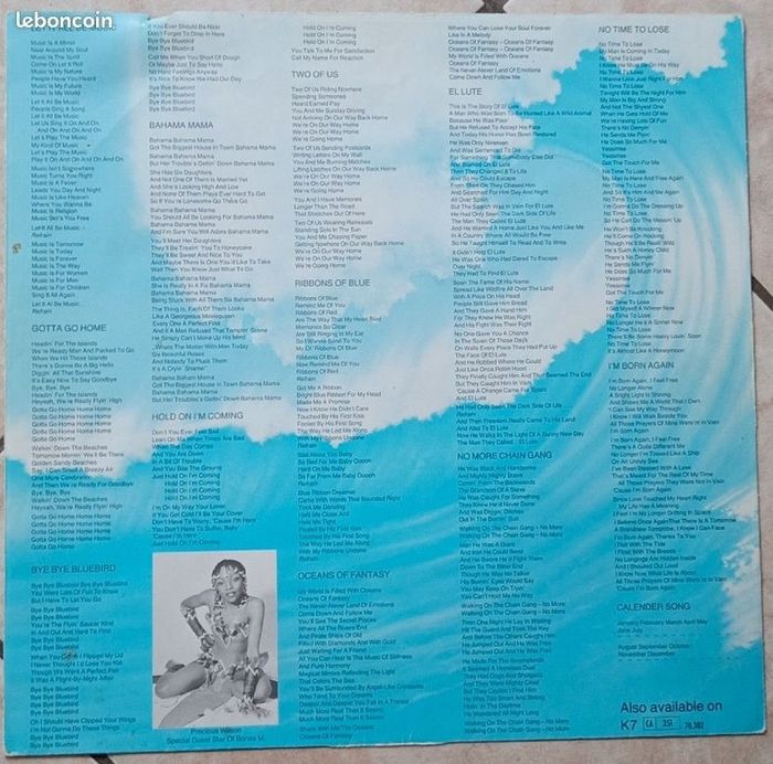 Vends Vinyle Boney M. Océans of fantasy vitesse 33 tours format 30 cm année 1976 - photo numéro 7