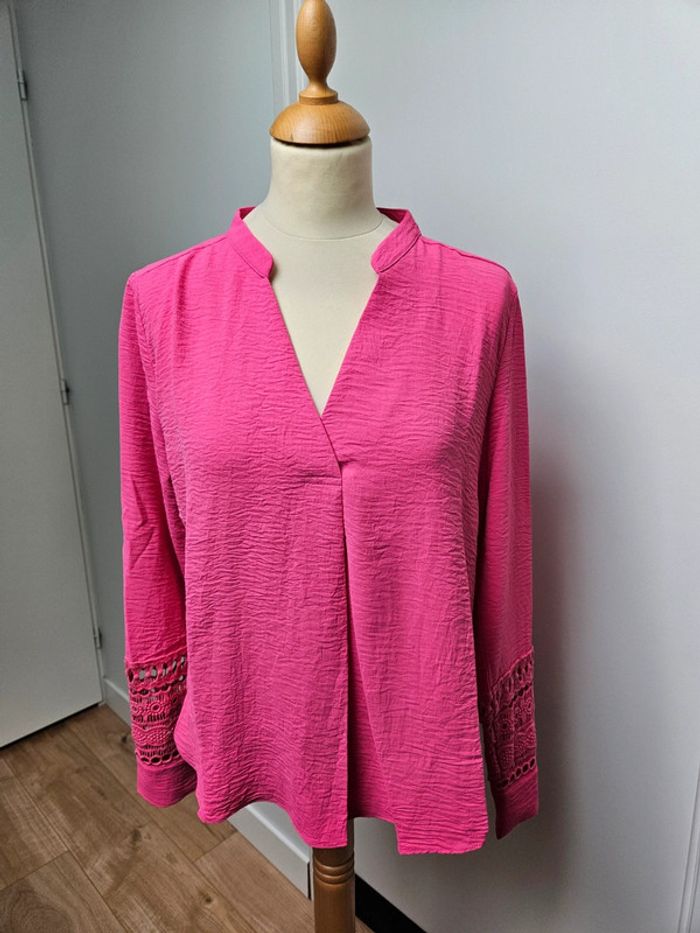 Blouse rose fushia Kilky