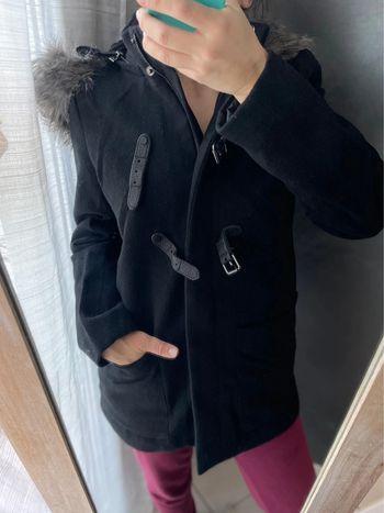 Manteau noir femme