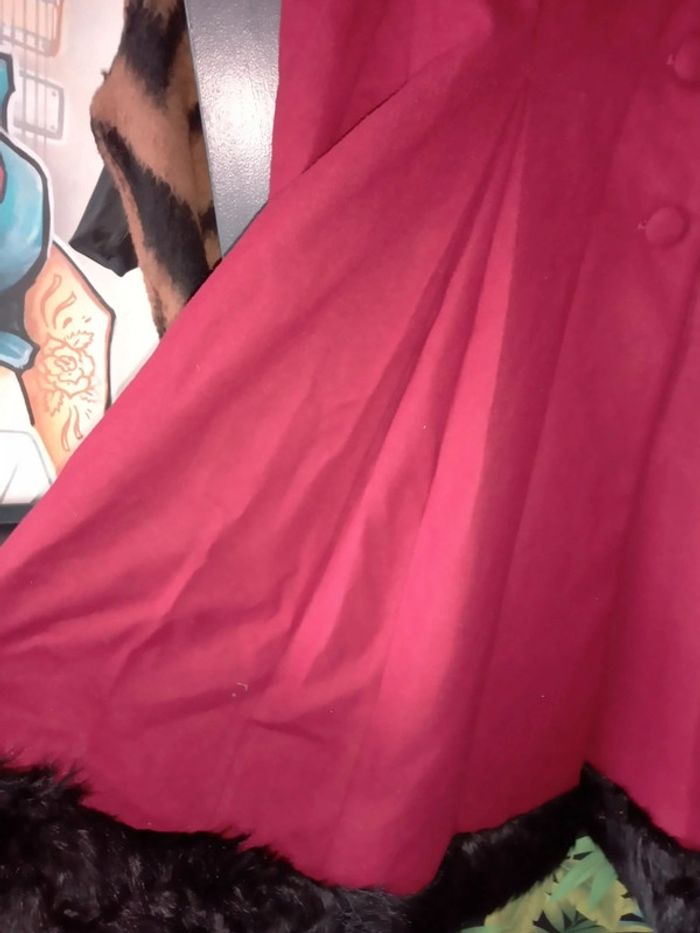 Manteau long pin UP rockabilly - photo numéro 3