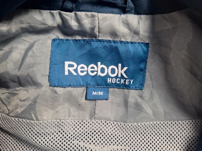Veste Reebok Hockey M vintage bleu marine zippée sport brodé (545) - photo numéro 14